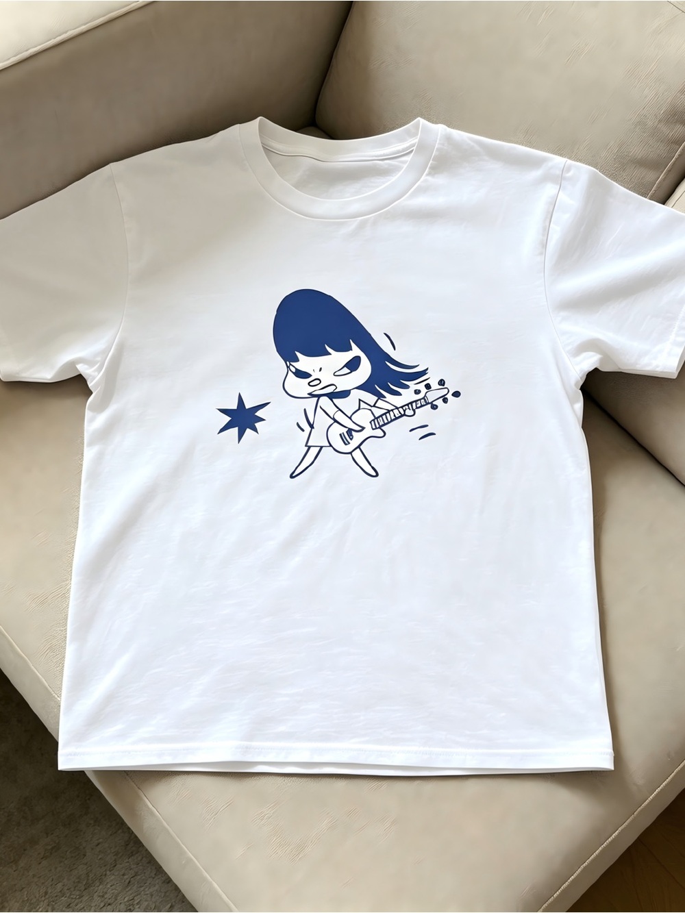 Nara Yoshimoto white Women Men T-shirt Unisex